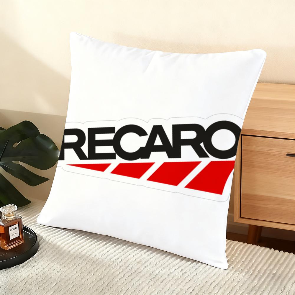 Kissenhülle seidiger kurzer Plüsch Home Sofa Kissenbezug - Verdeckter Reißverschluss Heimdekoration Cool Anime Cartoon R-Recaro