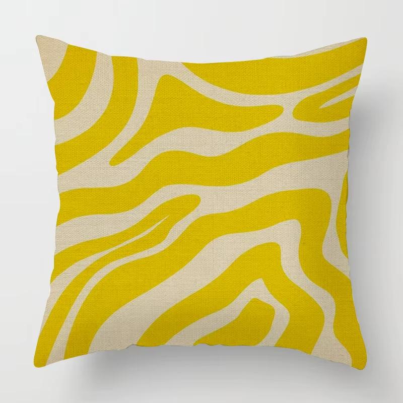 Home Decor Vibrant Geometric Swirl Pattern Pillow Covers Cushion Cover Decorative For Sofa Bedroom Car Comfortable Throw Pillow