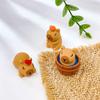Mini Capybara Resin Miniature Figurine Resin Diy Accessories Desktop Small Ornaments Homemade Car Decoration Figurines