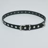 Fashion Y2k Punk Rivet Belts Versatile Casual Pin Buckle Belt Adjustable Vintage PU Leather Waistband