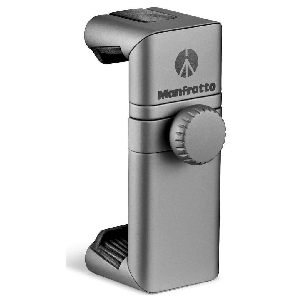 Manfrotto TwistGrip Aluminum Tripod Grip for Smartphone X 3 X Cm Adapter, Silver, 10.7 1.8