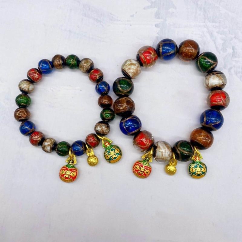 Beads Jewelry Incenses Ashes Glaze Bracelet Beads Bangles Gift for Women Girls