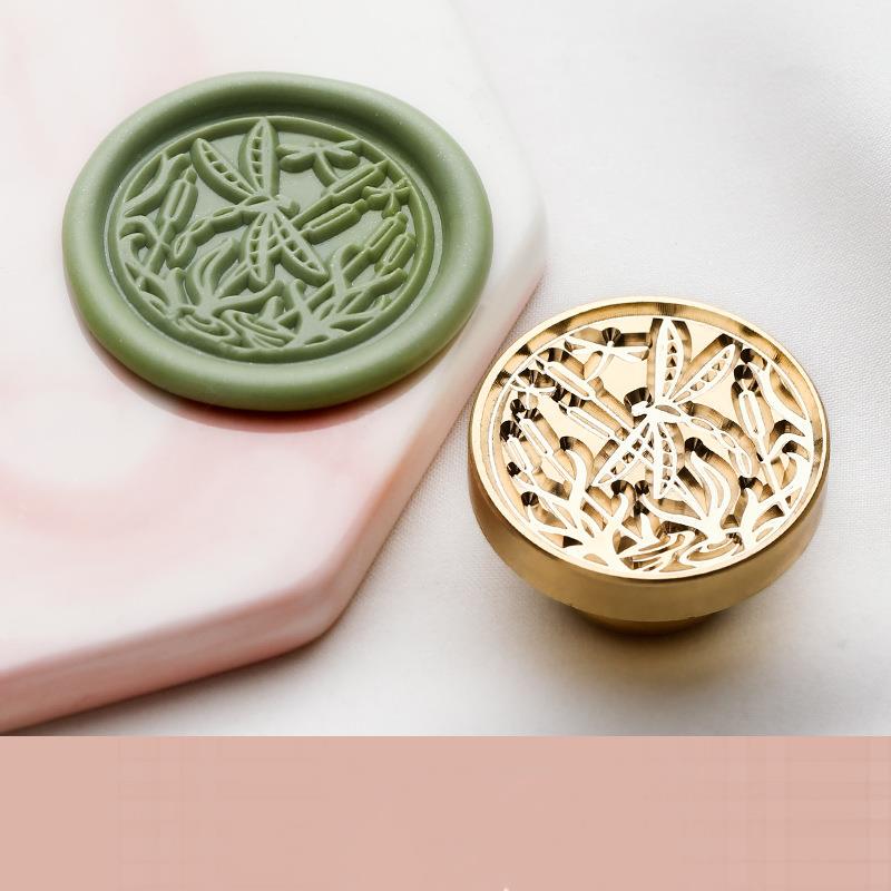 Siegelstempel aus Wachs mit Tiermotiv, botanisch, klassische Siegelstempel, Hochzeitskarten-Dekor mit Kaninchen, Wal, Katze, Fuchs, 2,5 cm, Siegel-Ersatzkopf