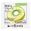 Eikokuya Luxury Fruit Tea Triangle Tea Bags Apple / Strawberry / Peach / Kiwi 1 Box (6 Bags/box)
