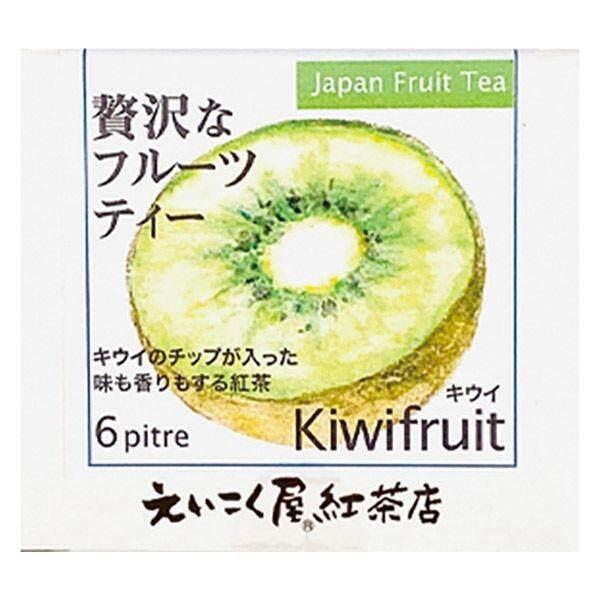 Eikokuya Luxury Fruit Tea Triangle Tea Bags Apple / Strawberry / Peach / Kiwi 1 Box (6 Bags/box)