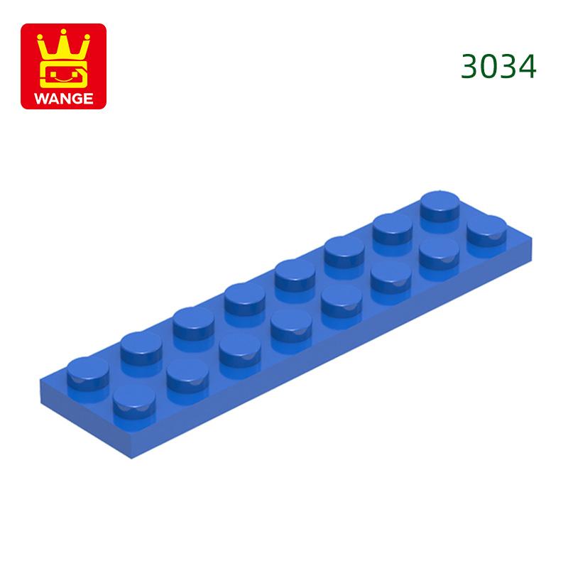 Non-Toxic 44Pcs/Lot 3034 2X8 Foundation Board Building Blocks Moc Basic Components Part Compatible With Bricks Children Toy Gift Box