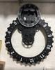 3d Gear Wall Clock Metal Black Silent Watch Big Nordic Design Modern Clcoks Wall Home Decor Mechanical Gift Industrial Decor