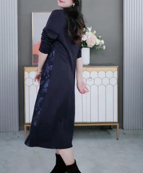 Spring Chic: Sexy Modern Cheongsam Dress for Middle-Aged Women, Plus Size Available