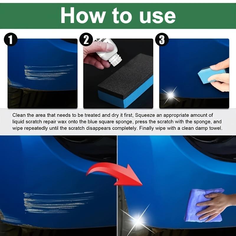 Car Scratch Repair Kit, Car Scratch and Vortex Removal Paste, Suitable for All Vehicles, Polishing and Waxing, Body Anti Scratch Wax