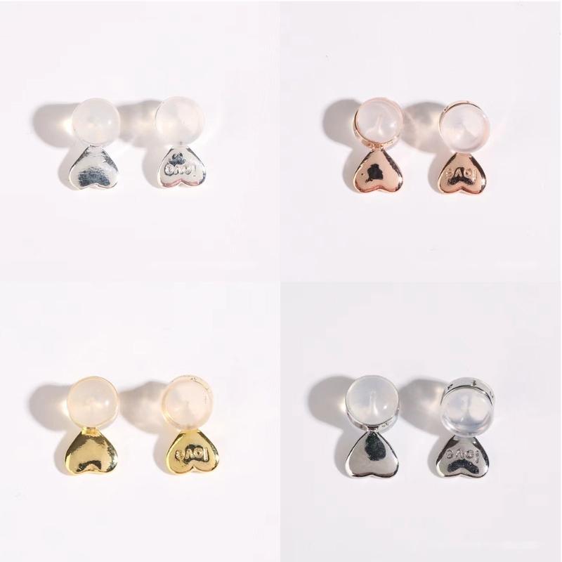Set of 20 Earlobe Supports Stylish Adjustable Earring Lifter Ear Accessory Charm Easy To Use Silicone Earring Lifters