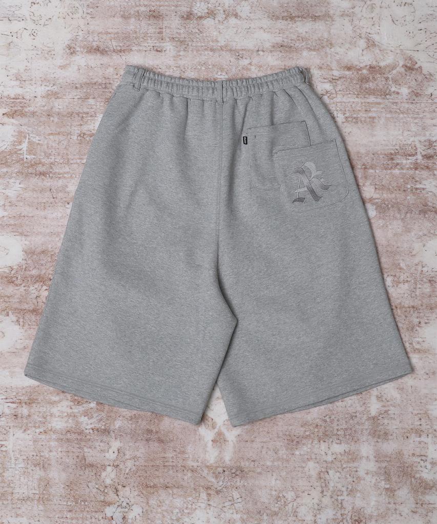 AREUBAN Triple Leaf Curved Bermuda Pants_Pure Grey