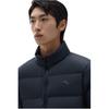 Anta Solid Color Stand Collar Zip-Up Thickened Down Jacket Men Outerwear Dark-Blue 152247923-7
