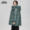 XueZhongFei Women's Long Down Jacket