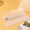 Plastic Storage Box Transparent Pen Box New Watercolour Pen Container  Arts Crafts