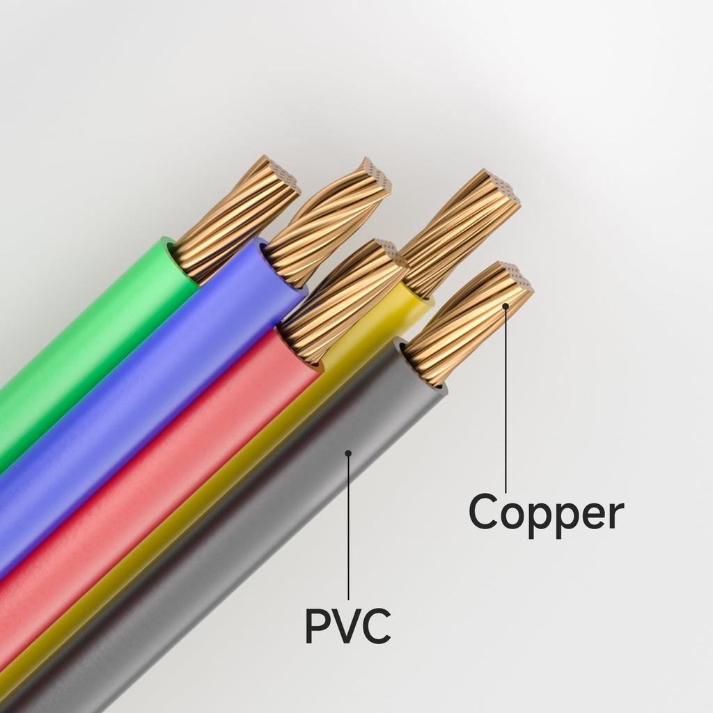 Cleqee Alligator Clip Cable Test Leads Crocodile Clip Jumper Wires (10-pack), Double-Ended (10 Colors/1M)