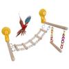 Bird Perch Nature Wood Stand for Parrots Conure Supplies Budgies Grinding Scratcher for Small Medium Parrots Rack Toy