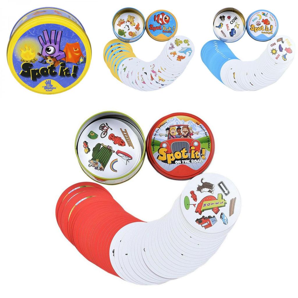 Colorful Dobble Spot It Cards For Kids And Adults Perfect For Parties And Travel