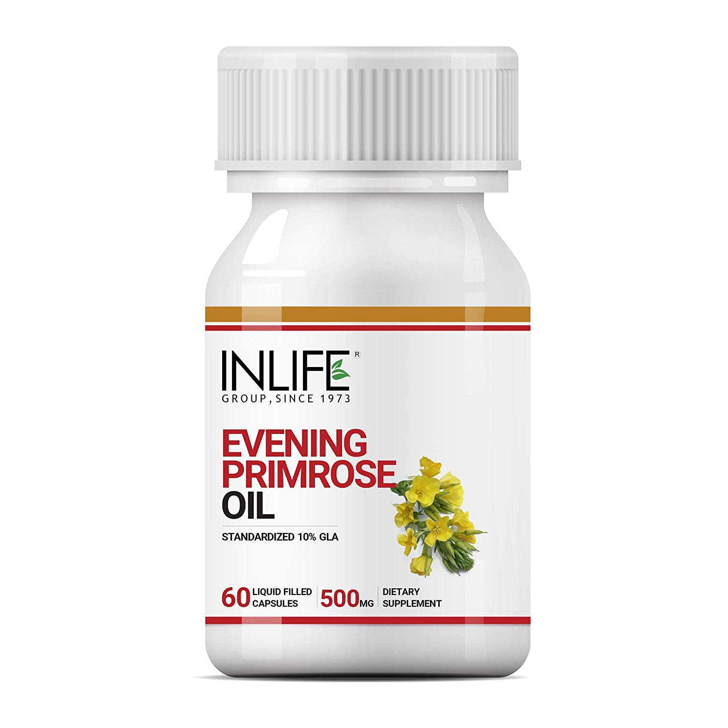 

Олія Енотери (60 кап, 500 мг), Evening Primrose Oil, INLIFE