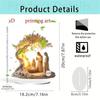  Christmas Nativity Scene Acrylic Tabletop Decoration for Holy Atmospheres Create