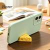 Small Phone Accessory 3D Printed Cheese Holder, Cute Mini Mount with Portable Stand Keychain Ring, Lightweight Desktop for Tablet Dorm Room Holder