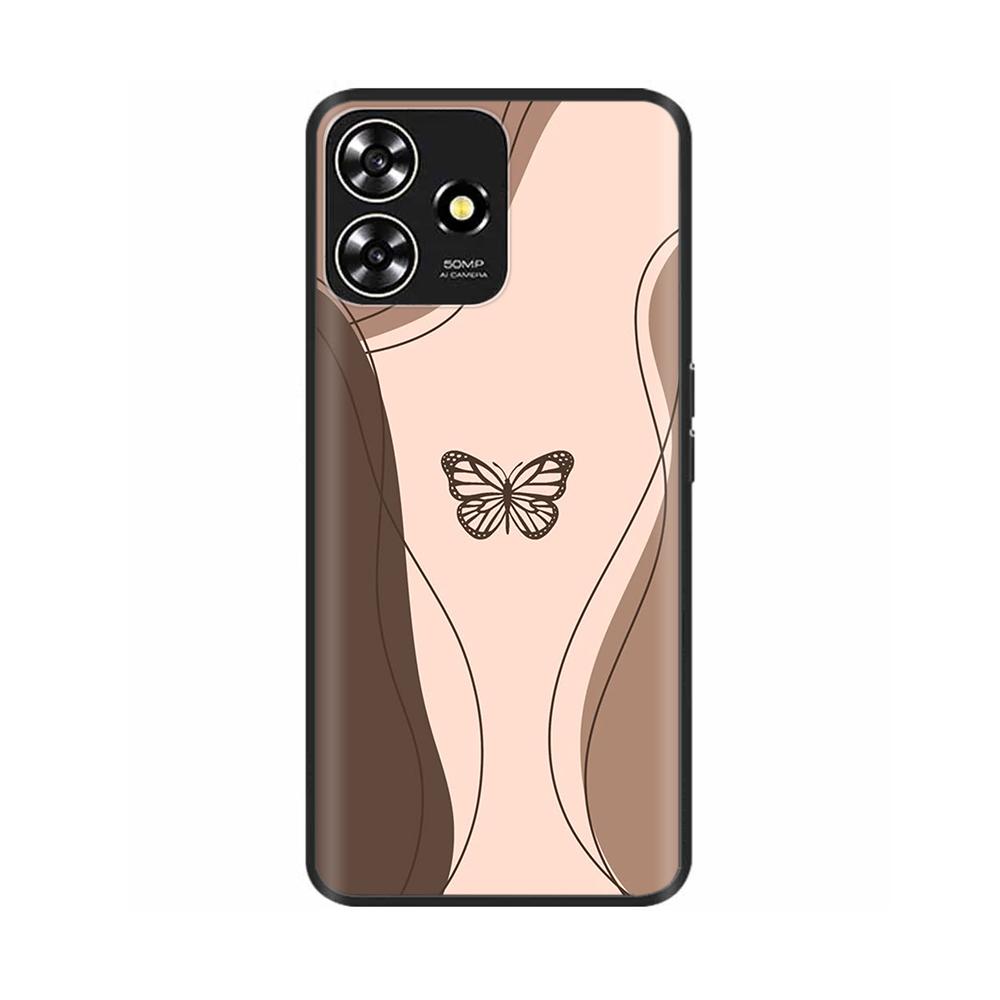 For ZTE Blade A73 4G Phone Case Lovely Silicone Back Cover For ZTE Blade A73 4G A 73 Cases Liquid Silicon Anti Drop Funda Coque