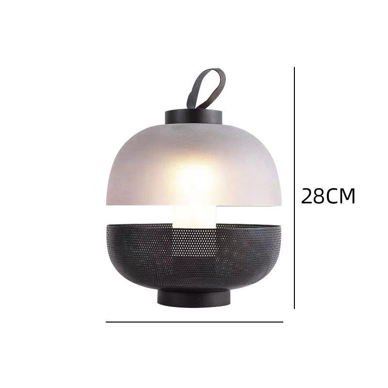 Creative Nordic Post-Modern Metal & Glass Table Lamp for Living Room & Bedroom Decor