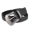 American Vintage Style Women's Belt with Y2k Design Sense, Decorative Trendy Engraved Rivets, Suitable for Skirt and Coat
