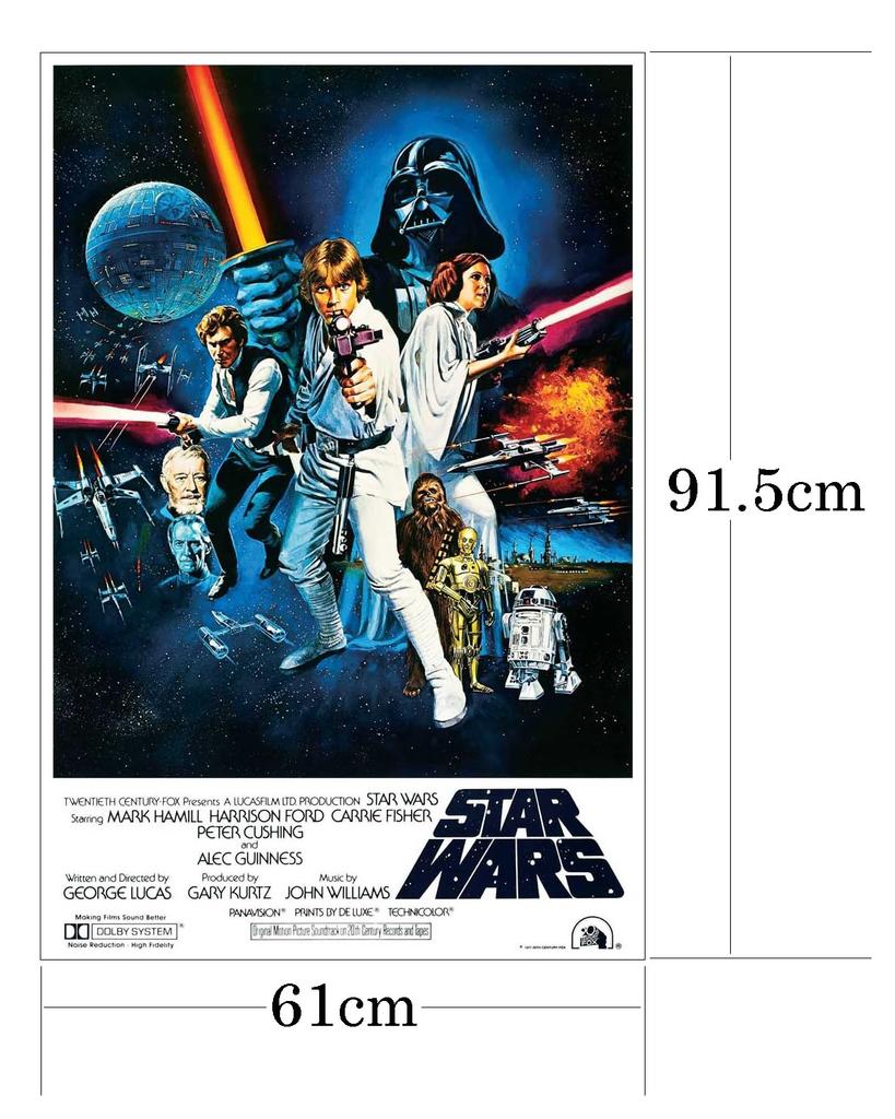 EDEN Star Wars Episode IV A New Hope Extra Large Poster X In the [61 91.5 Cm] [Made USA] [Product Number E760]