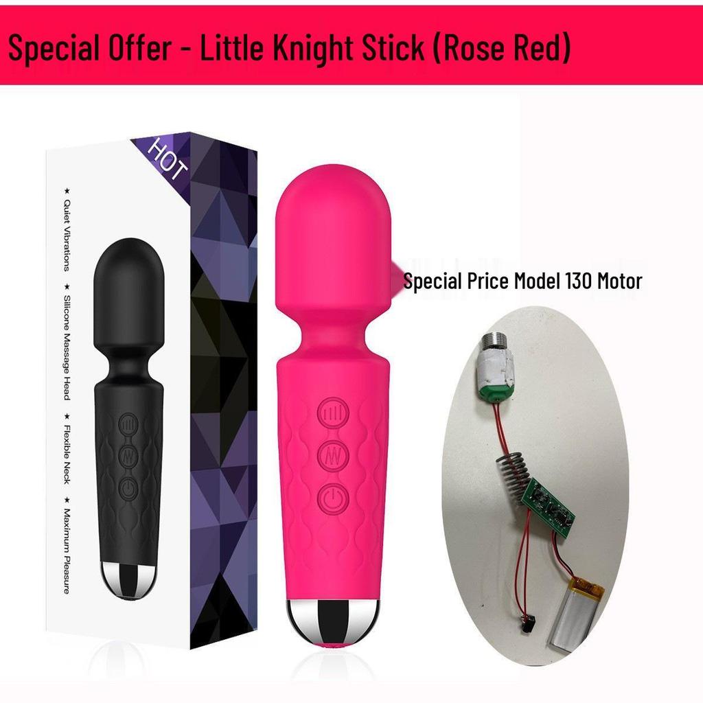 Mehrfrequenz-Erdbeben-Ritter-Vibrator für Frauen - Starker Massage-AV-Stick Erwachsenen-Sexspielzeug