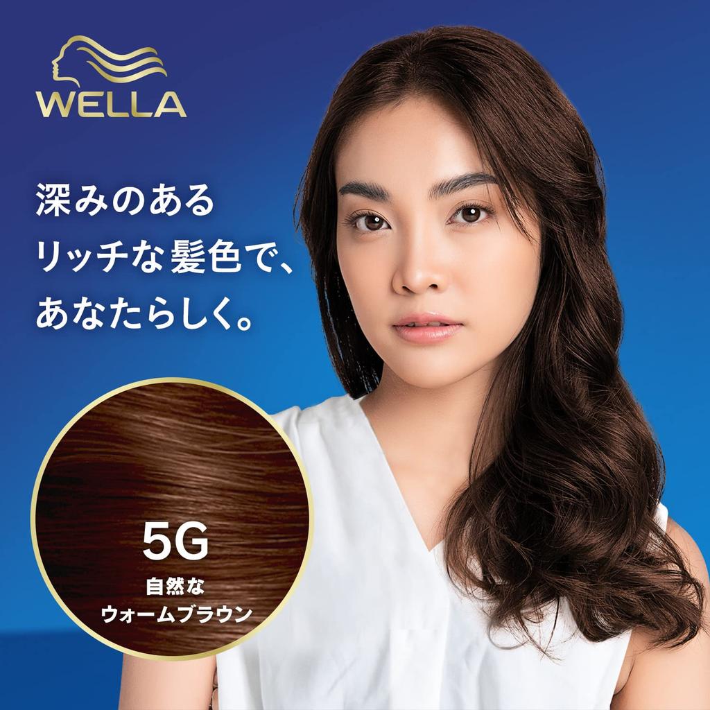 Wella Wellatone Gray Hair Liquid Natural Warm Vibrant Hair Color Lasts 6 2+1 Dye, Type, 5g, Brown, Weeks, Quasi-drug