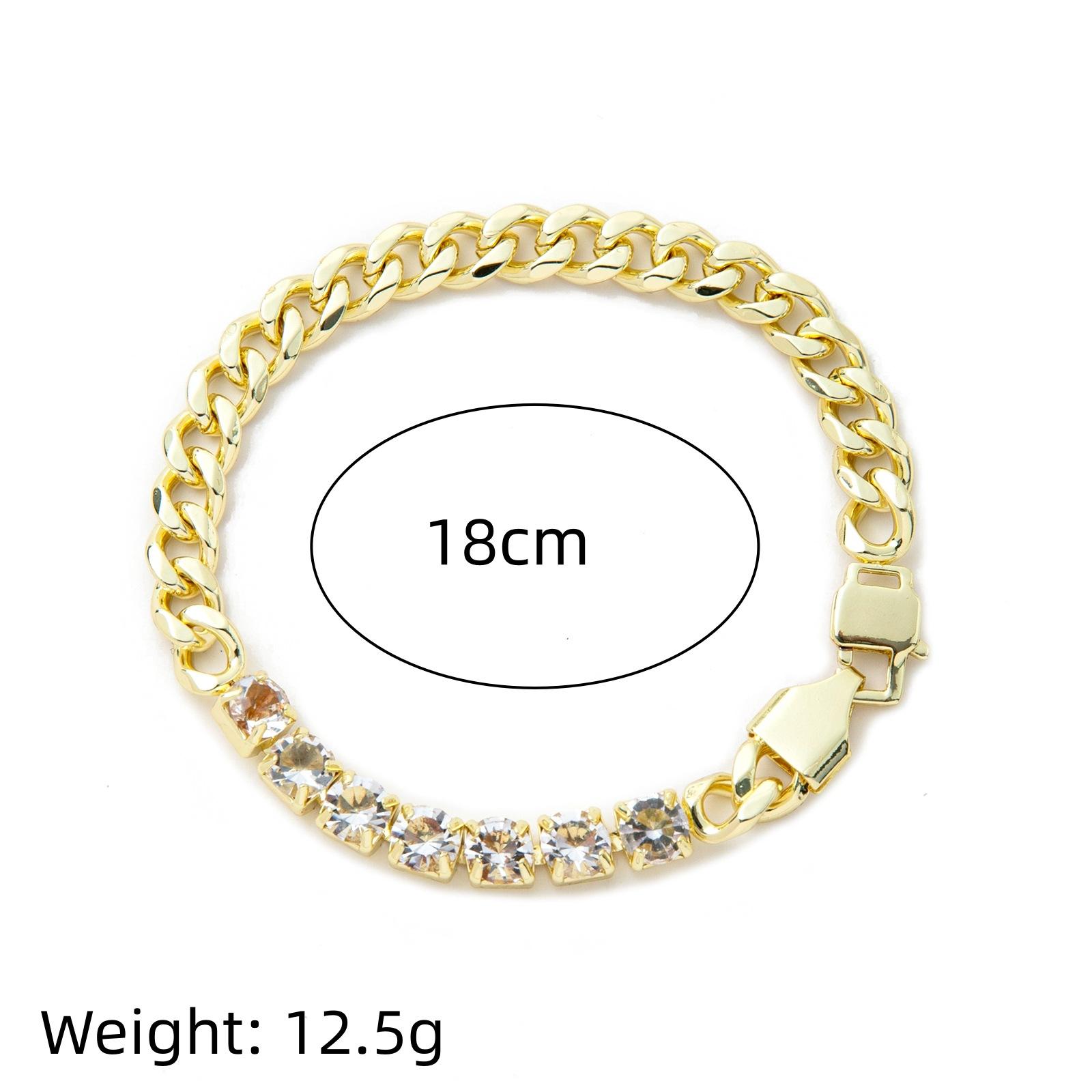 European American Pearl Hip-Hop Personalized Trendy Diamond-Studded Electroplated Bamboo Chain Pendant Necklace Women s
