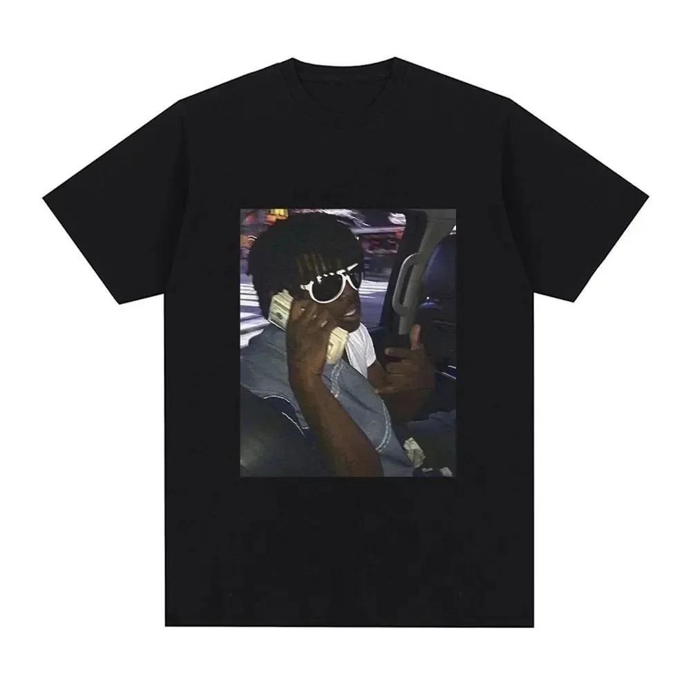 Oversized Short Sleeve T Shirts Streetwear Rapper Chief Keef Graphic T Shirt Men Aesthetic Vintage T-shirts 100% Cotton style XXXXL
