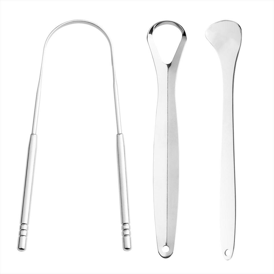 Stainless Steel Tongue Scraper and Cleaner Tool