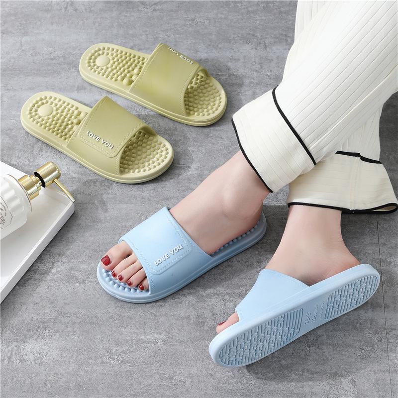 Women's and Men's Non-Slip Indoor Summer Massage Slippers