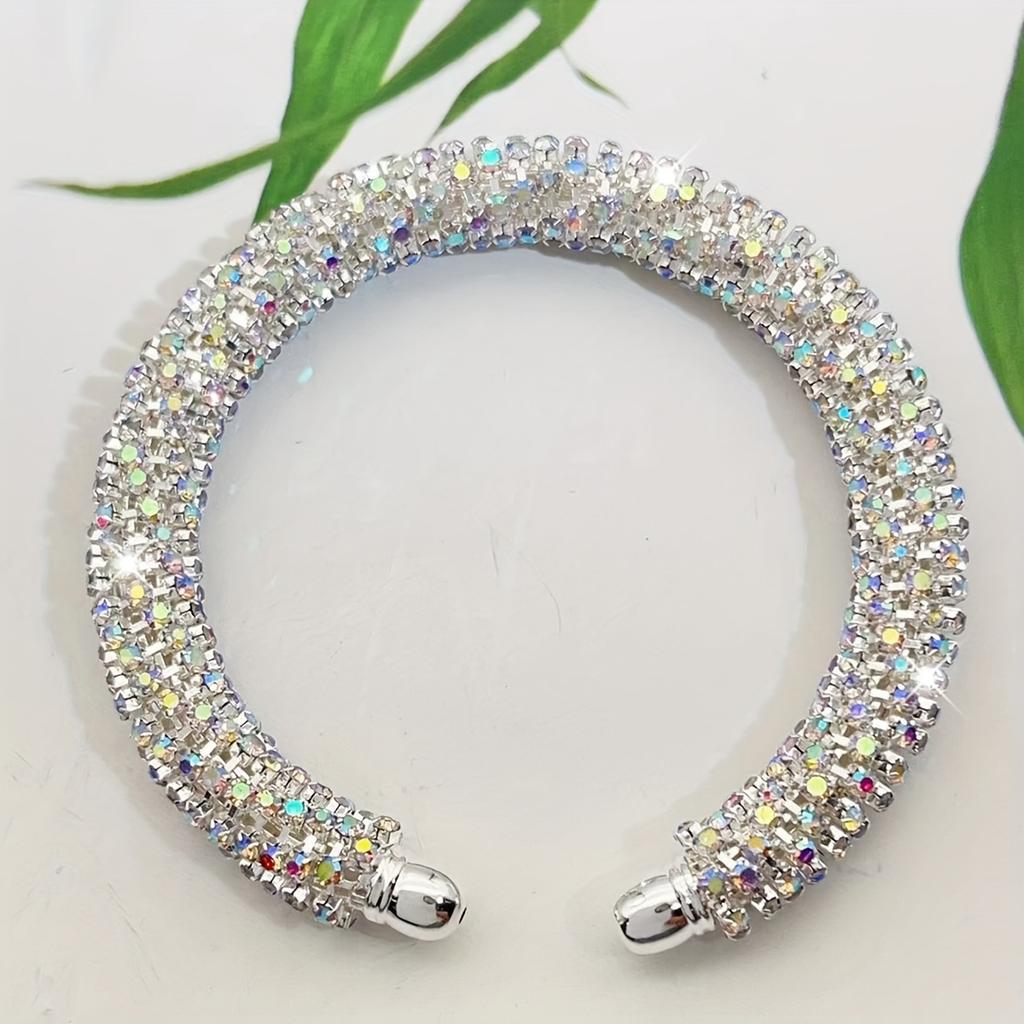 1 Shiny Rhinestone Wrap Bracelet