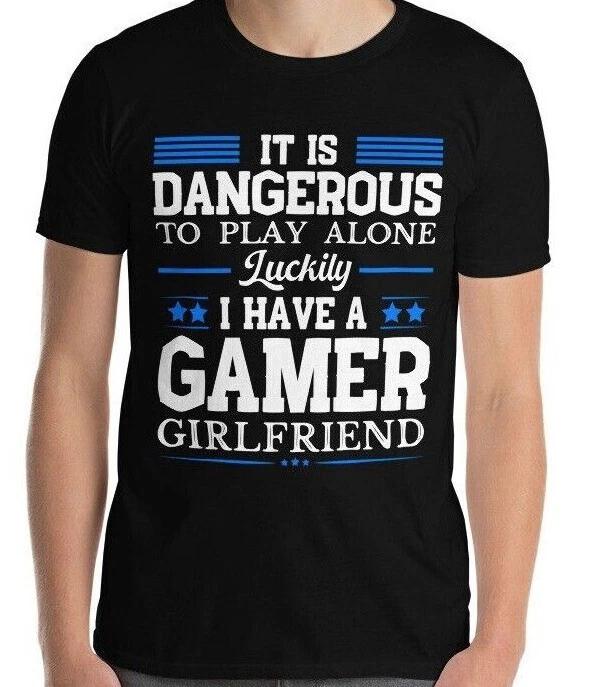 Boyfriend Gamer Girlfriend Gamer, Couple Matching Valentine s Day Unisex T- Shirt 4XL