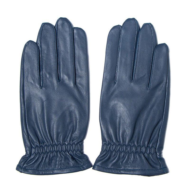 Genuine Leather Sheepskin Gloves for Men Mercerized Autumn Thin Outdoor Cycling Windproof and Warm