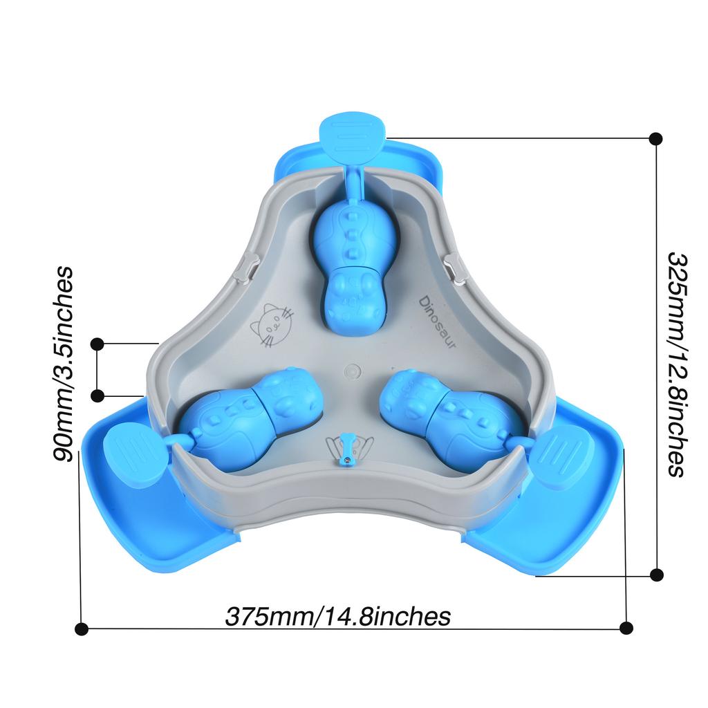 Pet Direct Supply Press Food Leak Toy Dog Interactive Puzzle Training Feeding Slow Food Basin Universal for Cats and Dogs