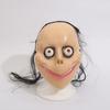 New Halloween Horror Mask With Long Hair Funny Mask V-shaped Mouth Mask Female Ghost Mask Roleplay Mask Halloween Prop