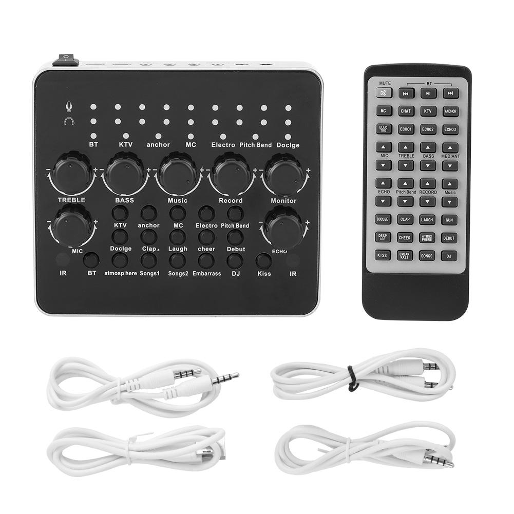 Buy USB Sound Card for BT Live Sound Card V10 With 12 Sound Effects & 5