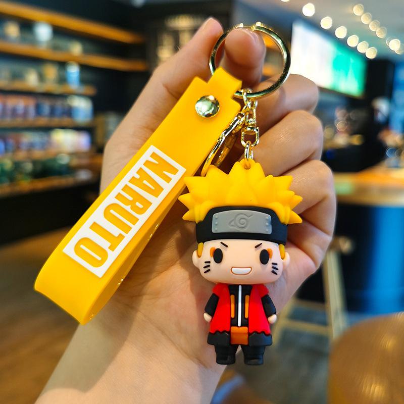 Jujutsu Kaisen Anime Action Figure Cute Keychain Gojo Satoru Kawaii Doll Cosplay Keyrings for Bag Key Holder Accessories