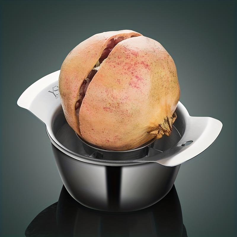 1 st Rostfritt Stål Granatäpple Skalare Fruktkött Separator Kök Frukt Grönsaksverktyg Snabb Skalare Fröborttagare Kökstillbehör