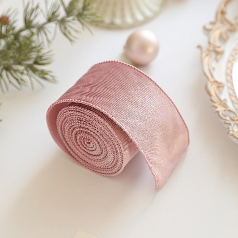 2m Fabric Swirl Ribbon DIY Burlap Ribbon New Christmas Ribbon
