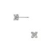 Vendome Aoyama Earrings K10 White Gold White Topaz AJBA2360 TH [Official]
