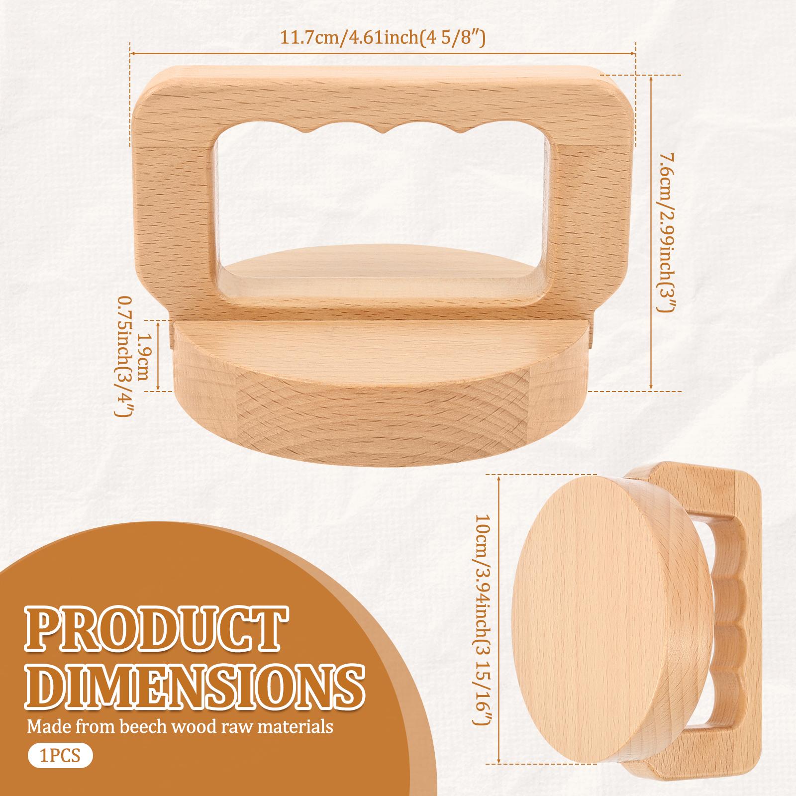 Wood Block Printing Baren for Printmaking with Comfortable Ergonomic Handle Linocut Block Printing Baren Printmaking Tool