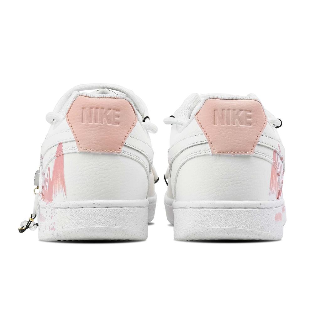 Nike Court Vision 1 Low Top Skateboard Shoes Men's White Pink DH2987-101(Team459--)