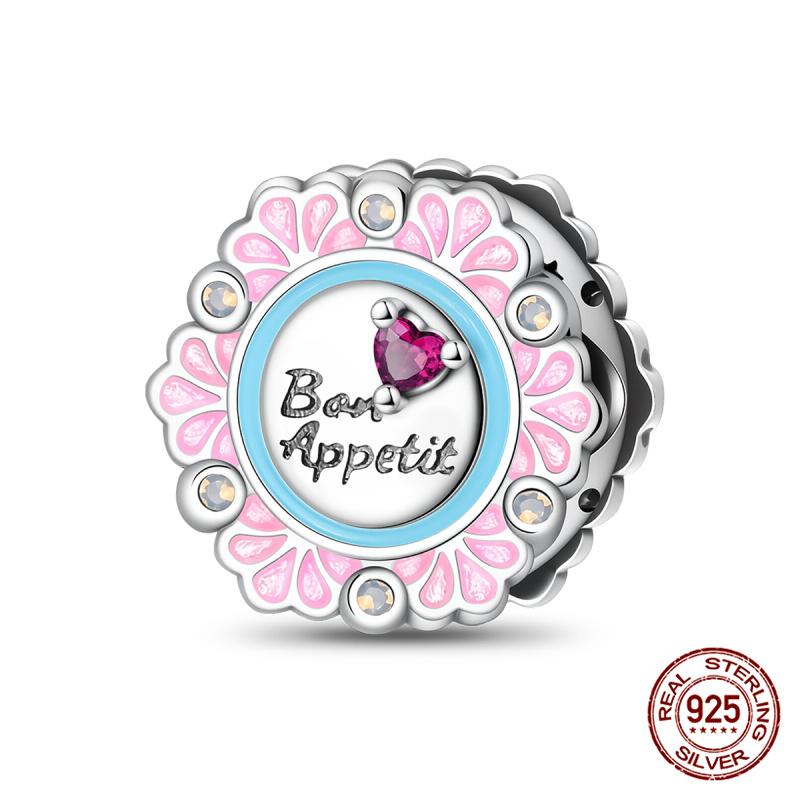 New 100% Copper Original Halloween Beaded Bat Black Skull Charms Fit Bracelet Diy Jewelry Making Women'S Gifts