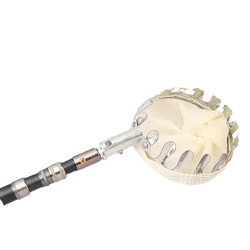 Stainless Steel Telescopic Fruit Picker with Multifunctional Landing Net for High-Altitude Use