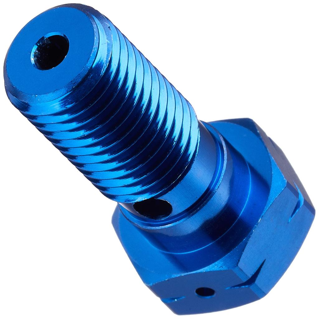 Kitaco 771-0502504 Aluminum Banjo Bolt (Standard/Single/P1.25) Blue
