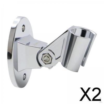 2x Shower Holder Universal Bracket Handheld Fixed Base Wall Mounted for